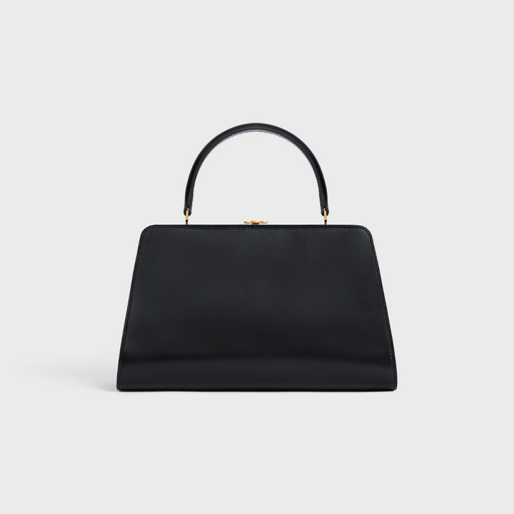 CELINE ANTOINETTE MITTELGROSSE TASCHE AUS SATINIERTEM KALBSLEDER – NATURFARBEN