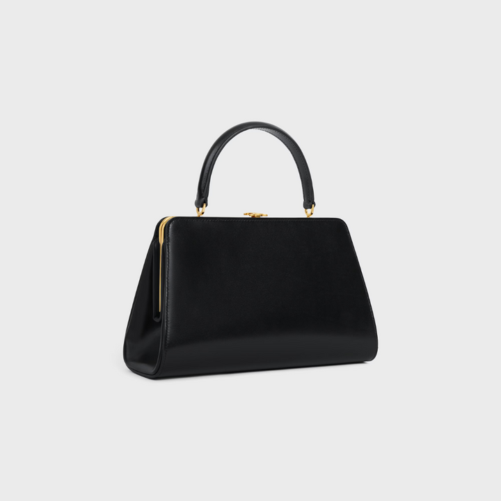 CELINE ANTOINETTE MITTELGROSSE TASCHE AUS SATINIERTEM KALBSLEDER – NATURFARBEN