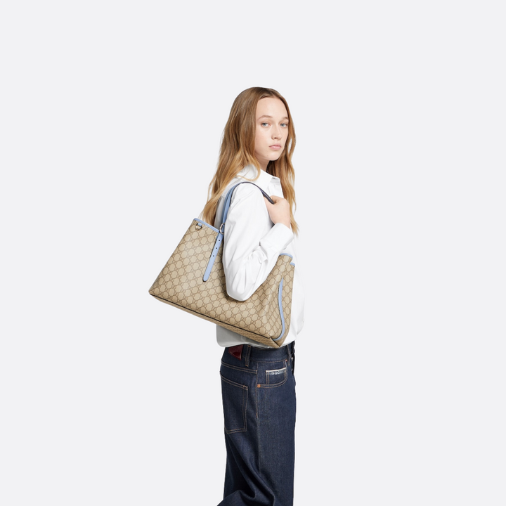 GROSSER GG EMBLEM SHOPPER GUCCI