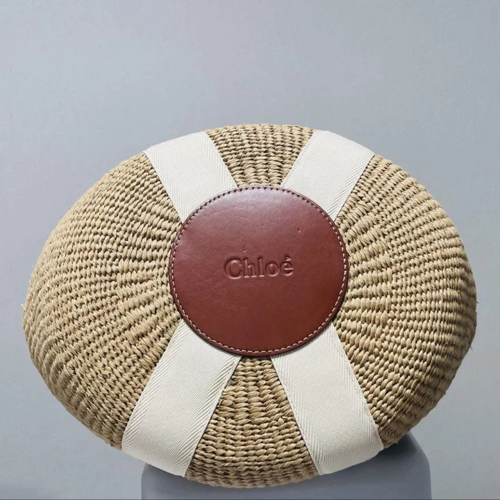 CHLOÉ WOODY GROSSE KORB-TASCHE