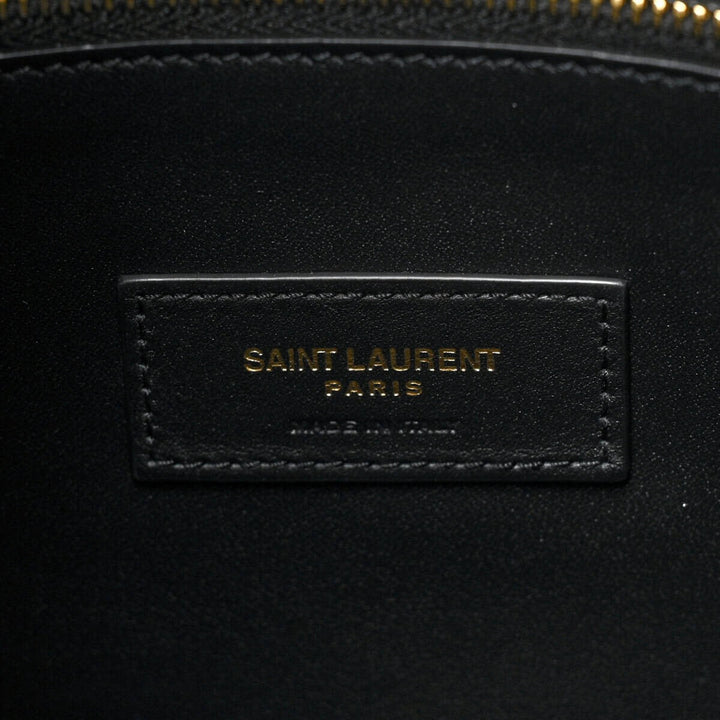 SAINT LAURENT – BABY LE 5 À 7 WEICHE TASCHE AUS GENARBTEM LEDER