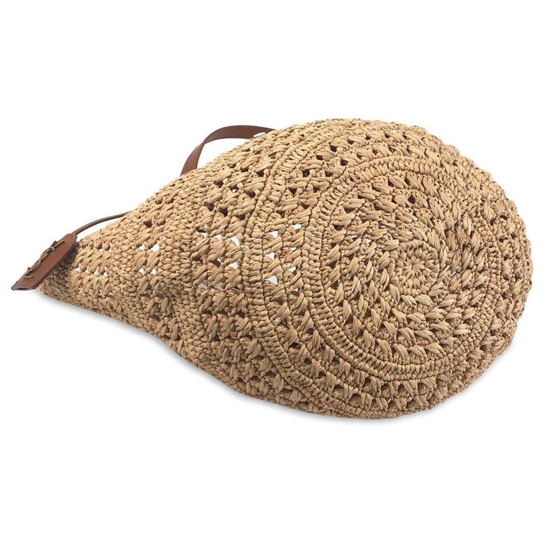 YVES SAINT LAURENT – PANIER-TASCHE AUS RAFFIA